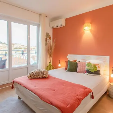 C5 - 2 Bdr Blvd Carnot - 10 Min Palais - Ac & Terrace Sea View Apartment