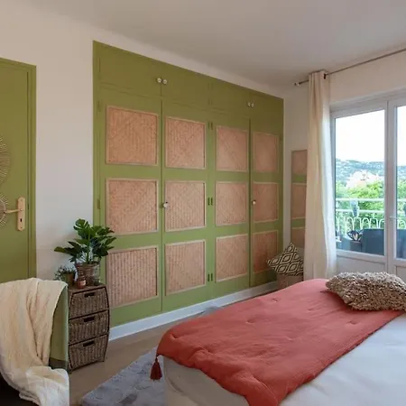 C5 - 2 Bdr Blvd Carnot - 10 Min Palais - Ac & Terrace Sea View Apartment Cannes