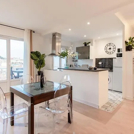 C5 - 2 Bdr Blvd Carnot - 10 Min Palais - Ac & Terrace Sea View Apartment