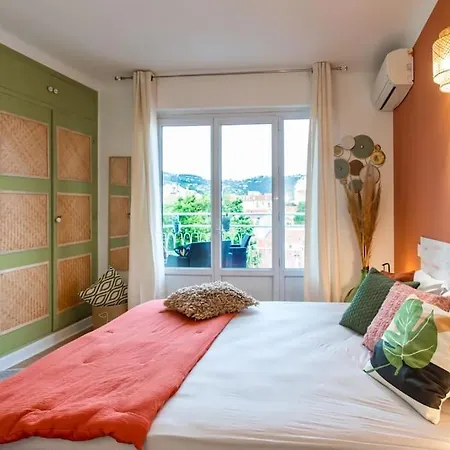 C5 - 2 Bdr Blvd Carnot - 10 Min Palais - Ac & Terrace Sea View *